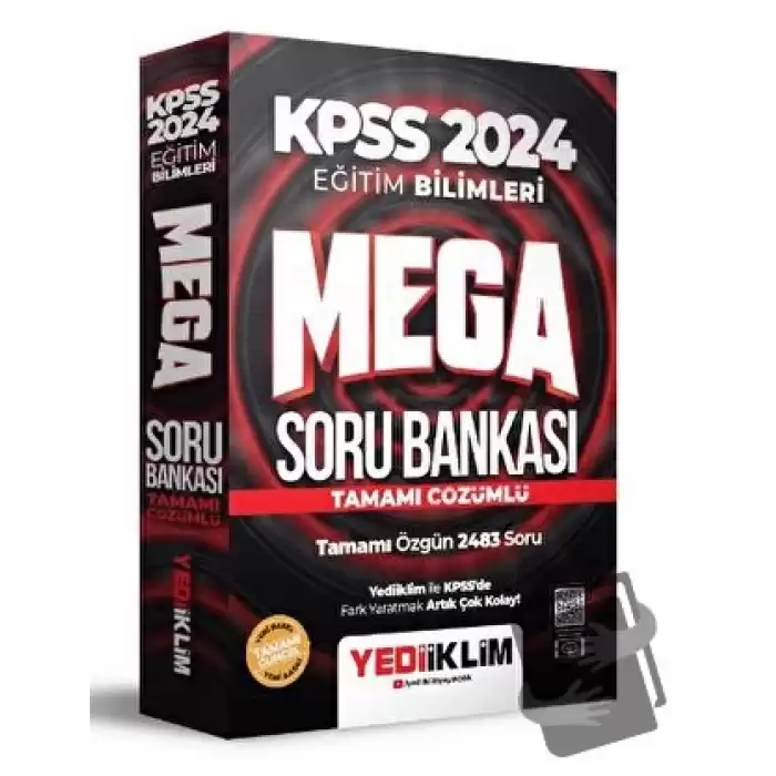 2024 KPSS Eğitim Bilimleri Mega Tamamı Çözümlü Soru Bankası