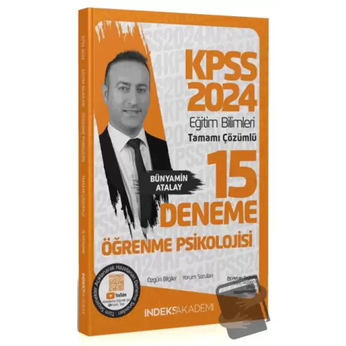 2024 KPSS Eğitim Bilimleri Öğrenme Psikolojisi 15 Deneme Çözümlü