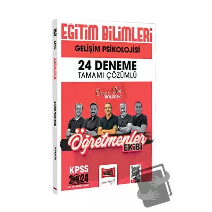 2024 KPSS Eğitim Bilimleri Öğretmenler Ekibi Gelişim Psikolojisi Tamamı Çözümlü 24 Deneme