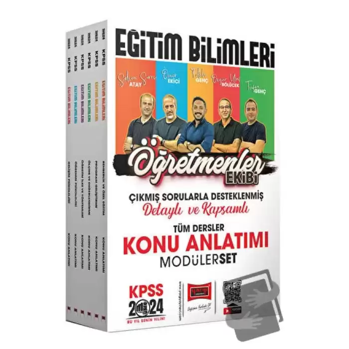 2024 KPSS Eğitim Bilimleri Öğretmenler Ekibi Tüm Dersler Konu Anlatımlı Modüler Set