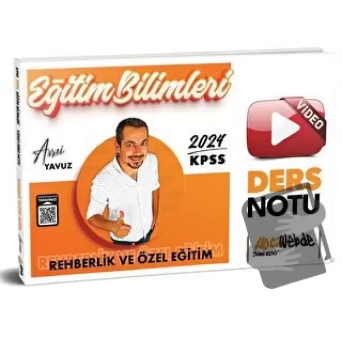 2024 KPSS Eğitim Bilimleri Rehberlik ve Özel Eğitim Video Ders Notları