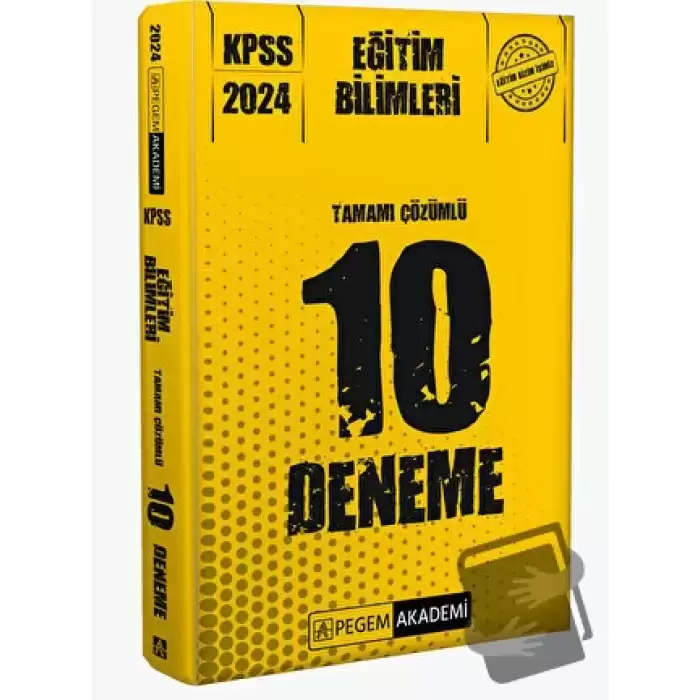 2024 KPSS Eğitim Bilimleri Tamamı Çözümlü 10 Deneme