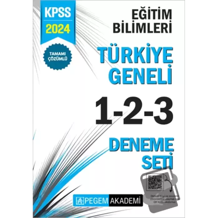 2024 KPSS Eğitim Bilimleri Tamamı Çözümlü Türkiye Geneli 1-2-3 (3lü Deneme Seti)