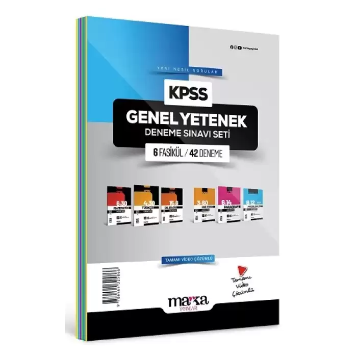 2025 KPSS Genel Yetenek Deneme Sınavı Seti 6 Fasikül 42 Deneme