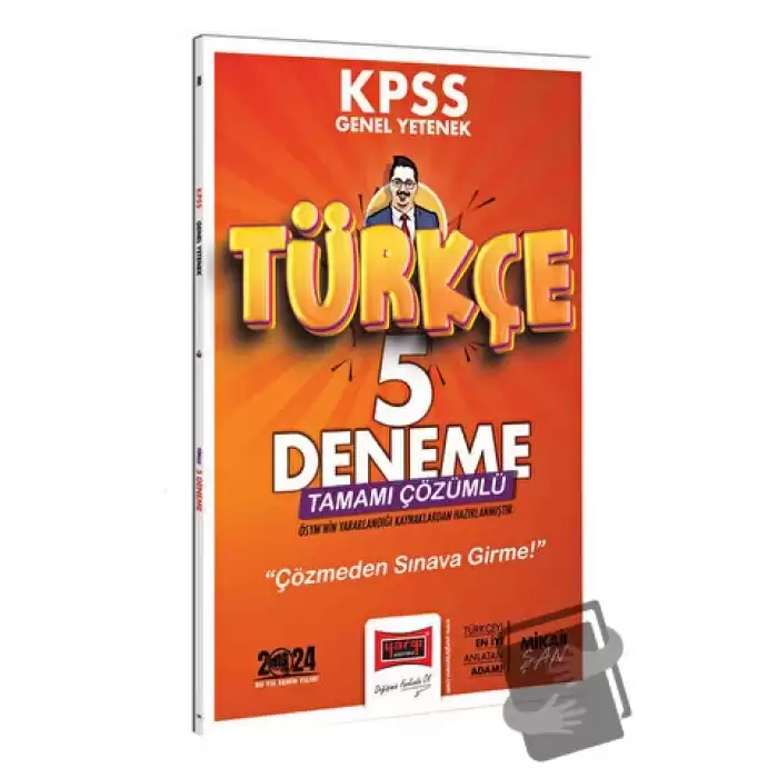 2024 KPSS Genel Yetenek Türkçe Tamamı Çözümlü 5 Deneme