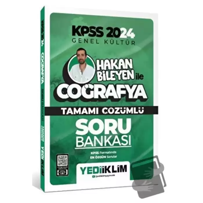 2024 KPSS Hakan Bileyen ile Coğrafya Tamamı Çözümlü Soru Bankası