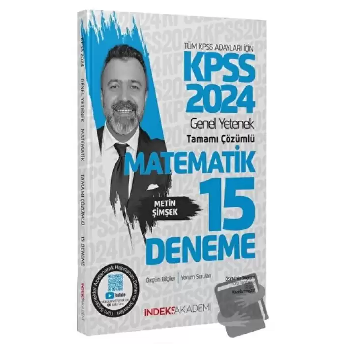 2024 KPSS Matematik 15 Deneme Çözümlü