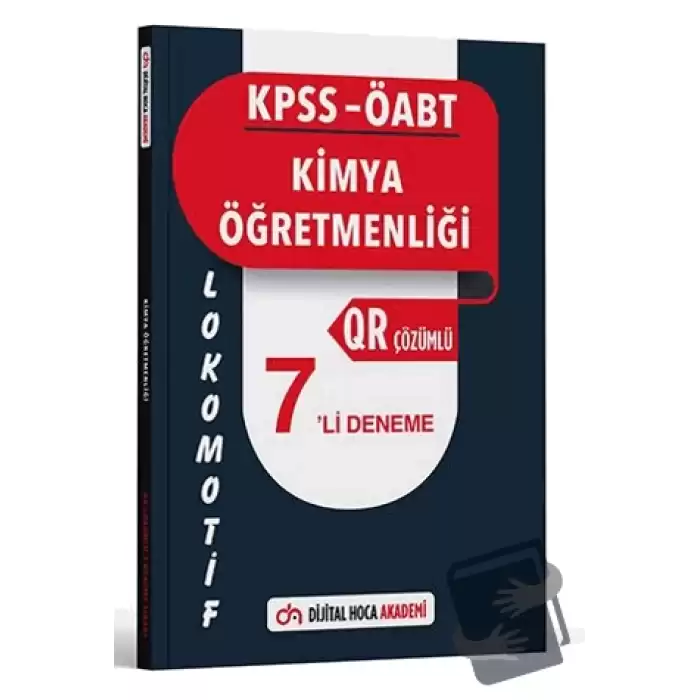 2024 KPSS ÖABT Kimya Öğretmenliği Lokomotif Serisi QR Çözümlü 7li Deneme