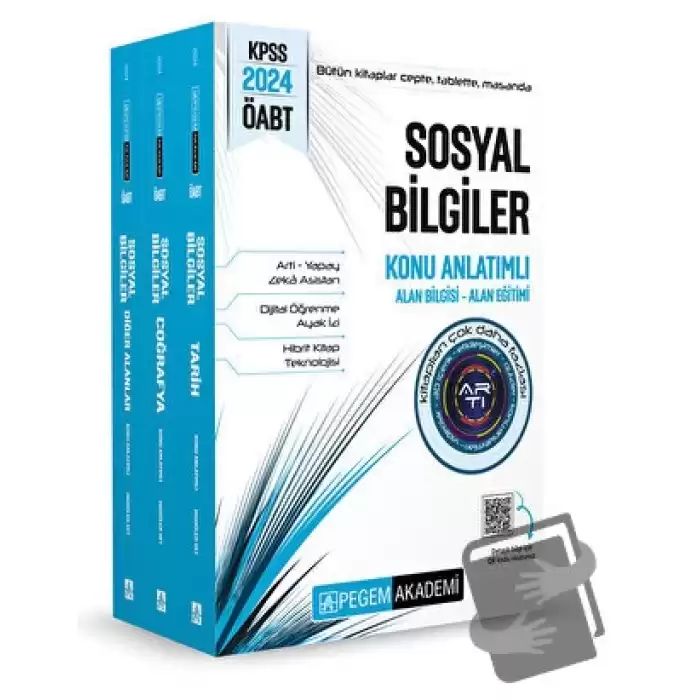 2024 KPSS ÖABT Sosyal Bilgiler Konu Anlatımlı (3 Kitap)