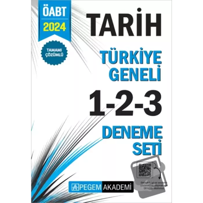 2024 KPSS ÖABT Tarih Tamamı Çözümlü Türkiye Geneli 1-2-3 (3lü Deneme Seti)