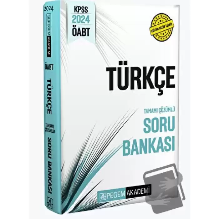 2024 KPSS ÖABT Türkçe Tamamı Çözümlü Soru Bankası