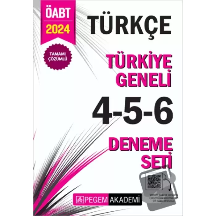 2024 KPSS ÖABT Türkçe Tamamı Çözümlü Türkiye Geneli 4-5-6 (3lü Deneme Seti)