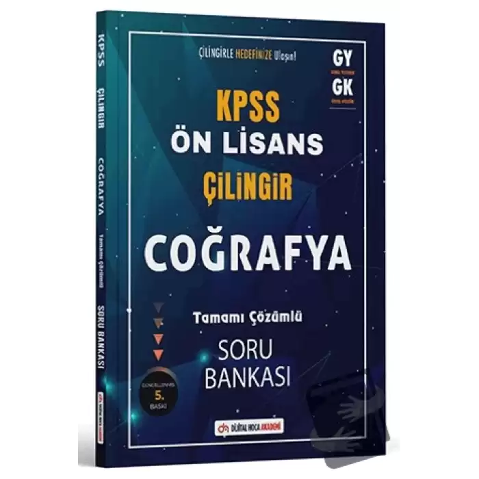 2024 KPSS Ön Lisans Çilingir Coğrafya Tamamı Çözümlü Soru Bankası