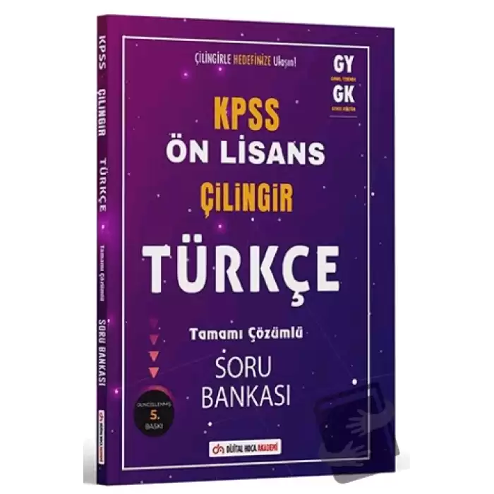 2024 KPSS Ön Lisans Çilingir Türkçe Tamamı Çözümlü Soru Bankası