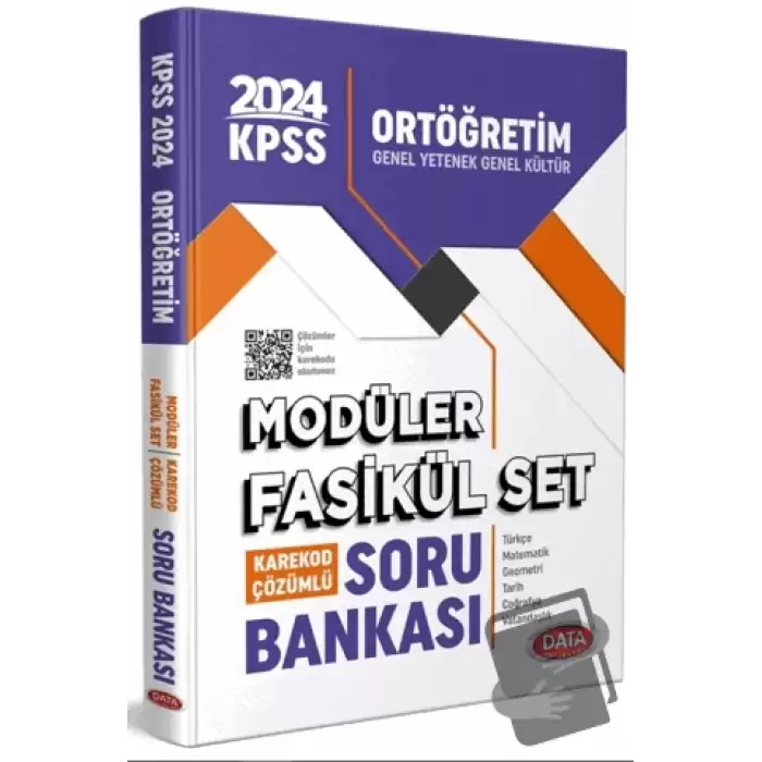 2024 KPSS Ortaöğretim Soru Bankası Modüler Fasikül Set Karekod Çözümlü