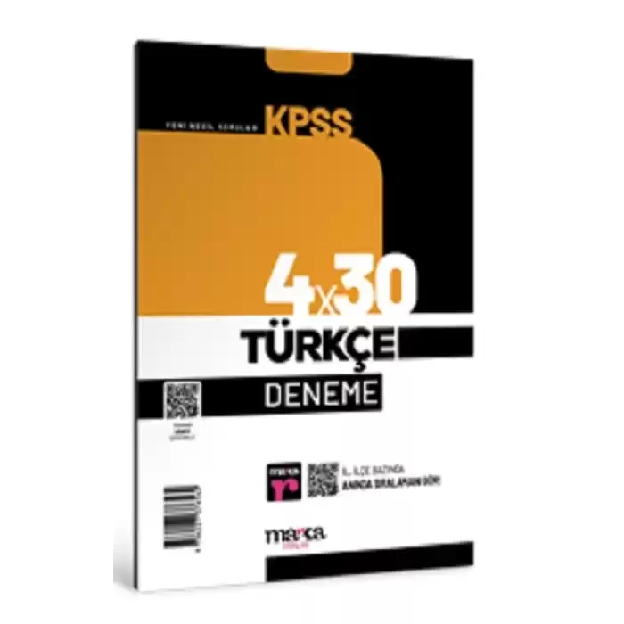 2025 KPSS Türkçe 4x30 Deneme Tamamı Video Çözümlü