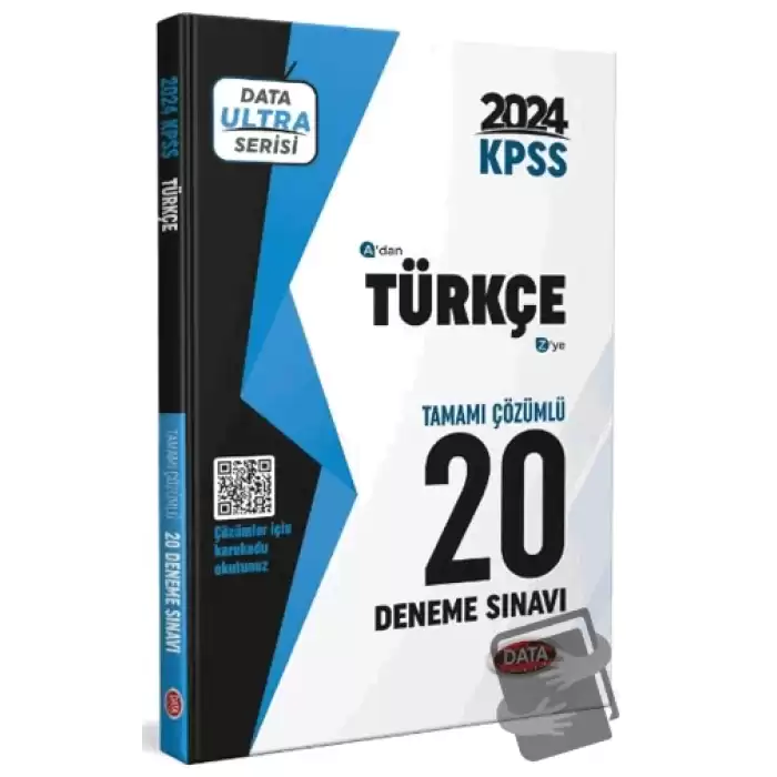 2024 KPSS Ultra Serisi Türkçe 20 Deneme Sınavı