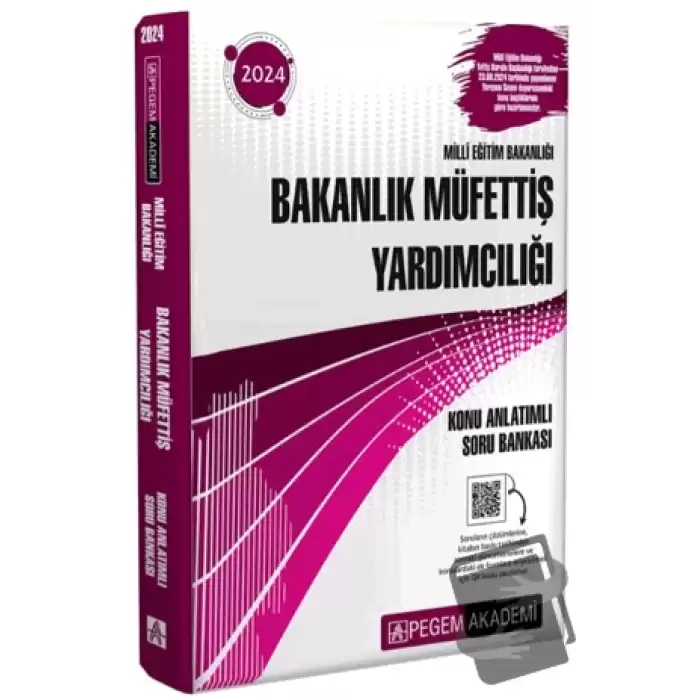 2024 MEB Bakanlık Müfettiş Yardımcılığı Konu Anlatımlı Soru Bankası