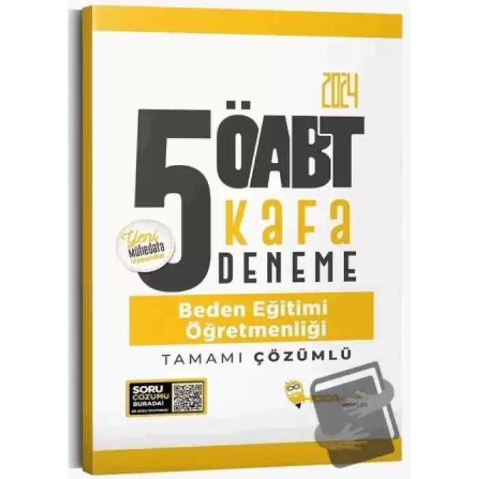 2024 ÖABT Beden Eğitimi Öğretmenliği 5 Kafa Deneme Çözümlü