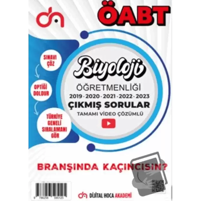 2024 ÖABT Biyoloji Öğretmenliği Son Beş Yıl Çıkmış Sorular Tamamı Video Çözümlü