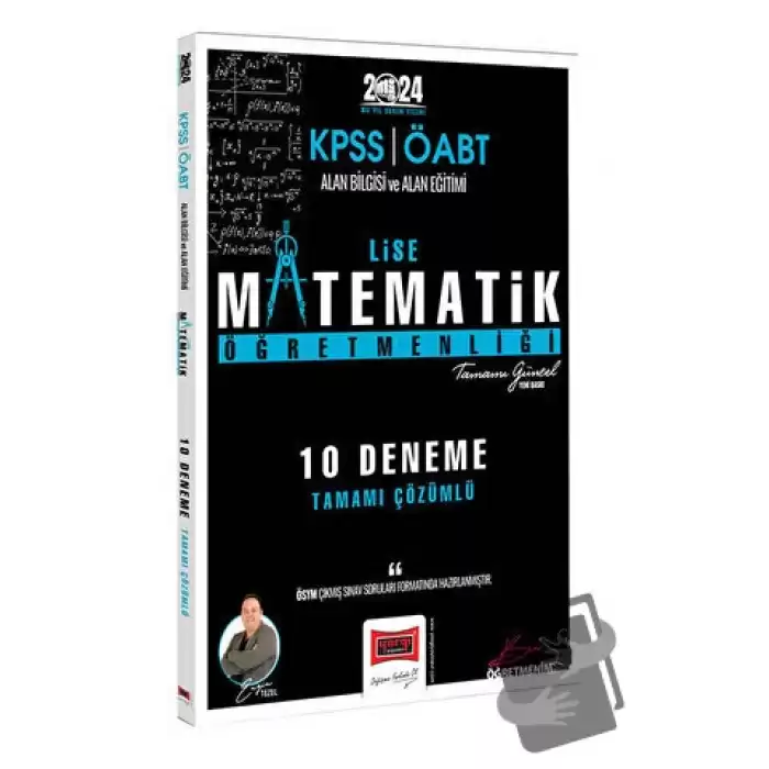 2024 ÖABT Lise Matematik Öğretmenliği 10 Deneme Sınavı