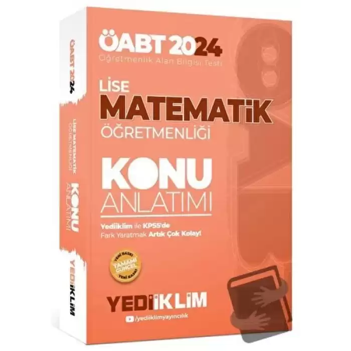 2024 ÖABT Lise Matematik Öğretmenliği Konu Anlatımı