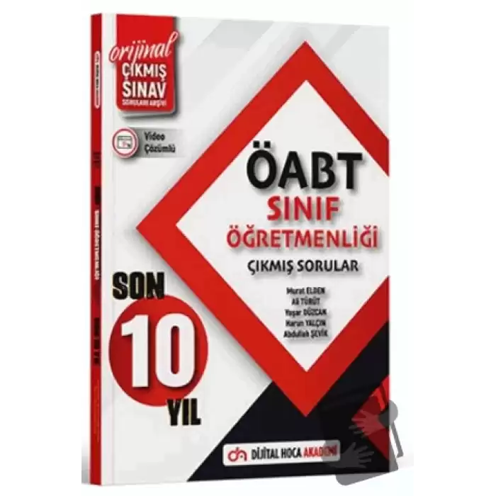 2024 ÖABT Sınıf Öğretmenliği Son 10 Yıl Orijinal Çıkmış Sınav Soruları Video Çözümlü