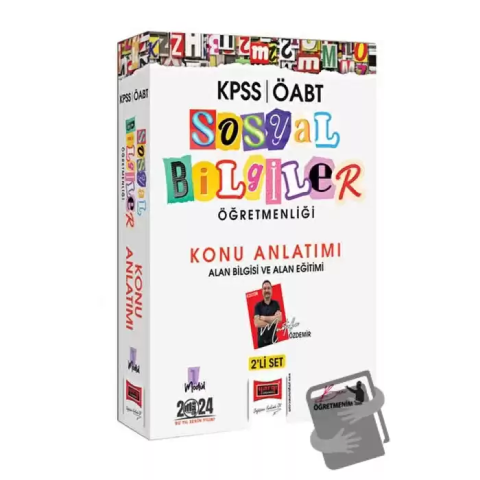 2024 ÖABT Sosyal Bilgiler Öğretmenliği Konu Anlatımı 2li Set (Alan Bilgisi ve Alan Eğitimi)