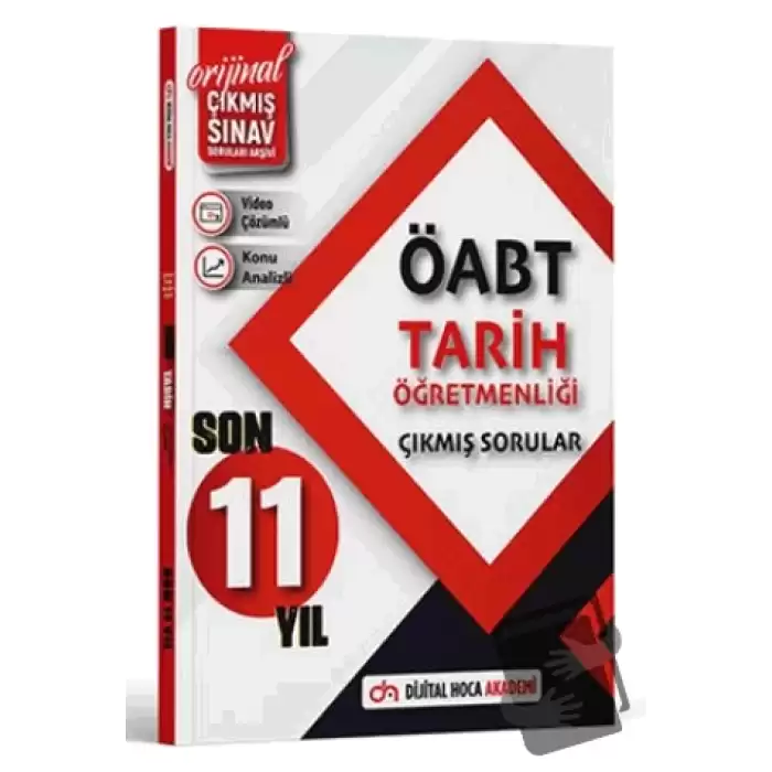 2024 ÖABT Tarih Öğretmenliği Son 11 Yıl Orijinal Çıkmış Sınav Soruları Konu Analizli-Video Çözümlü