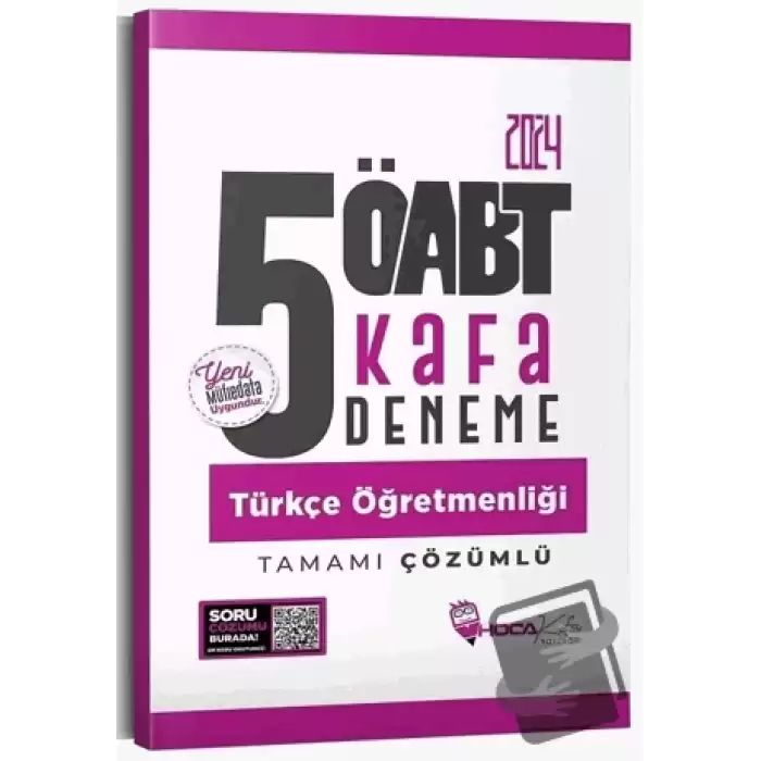 2024 ÖABT Türkçe Öğretmenliği 5 Kafa Deneme Çözümlü