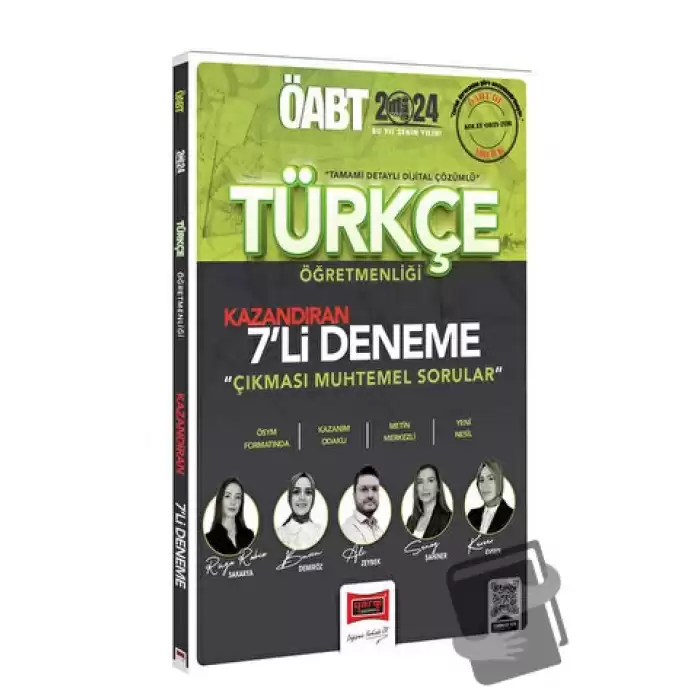 2024 ÖABT Türkçe Öğretmenliği Kazandıran 7 Deneme