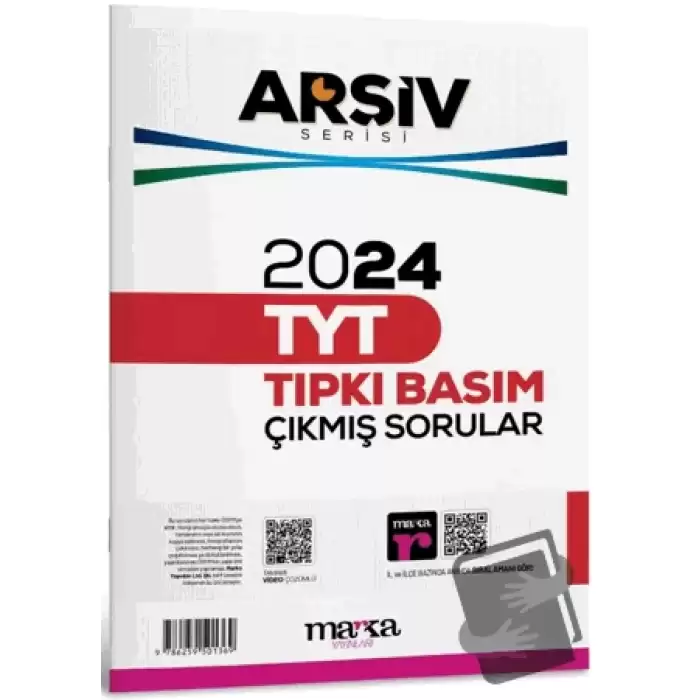 2024 TYT Arşiv Serisi Tıpkı Basım Çıkmış Sorular Tamamı Video Çözümlü