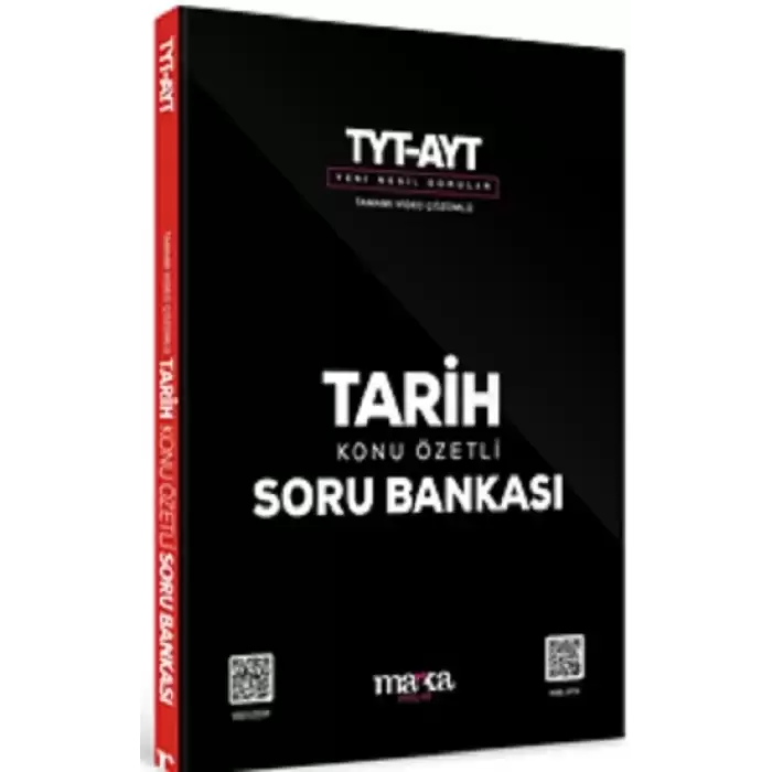 2025 TYT AYT Tarih Konu Özetli Yeni Nesil Soru Bankası Tamamı Video Çözümlü (Ciltli)