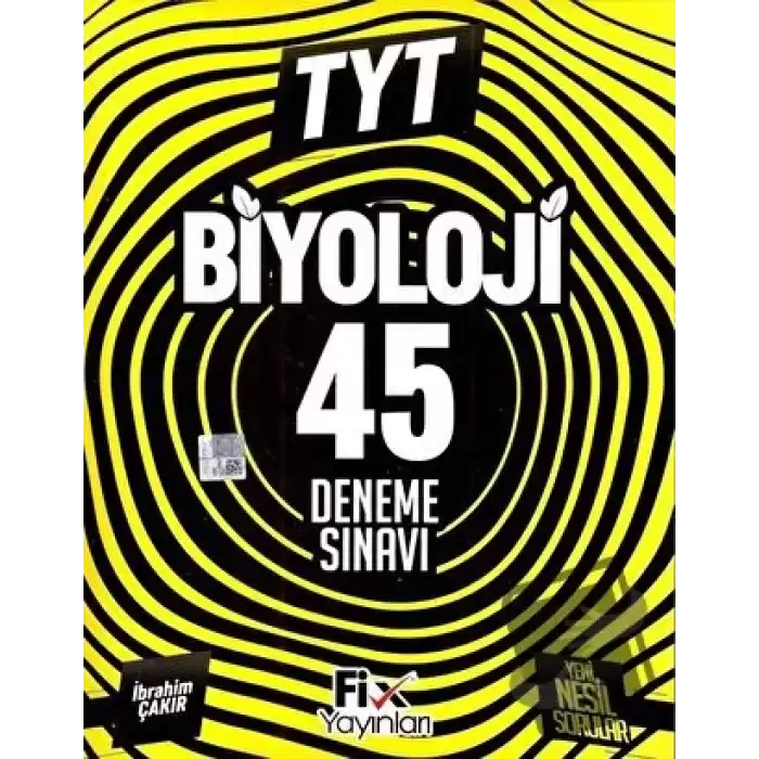 2024 TYT Biyoloji 45 Denemeleri