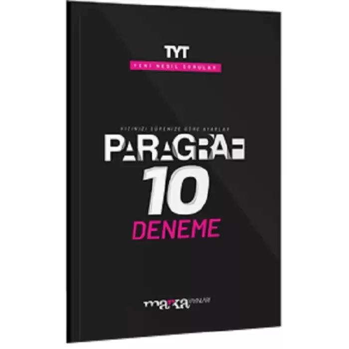 2024 TYT Paragraf Yeni Nesil 10 Deneme