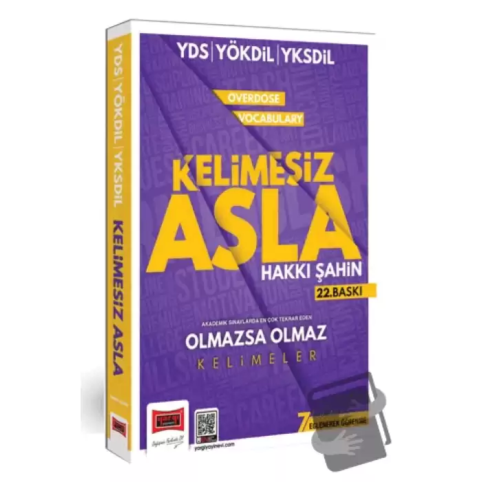 2024 YDS YÖKDİL YKSDİL Overdose Vocabulary Kelimesiz Asla