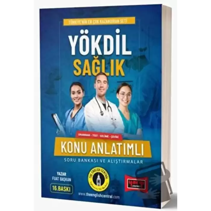 2024 YÖKDİL Sağlık 3ü Bir Arada Temel Gramer Konu Anlatımı-Sözlük-Soru Bankası ve Alıştırmalar