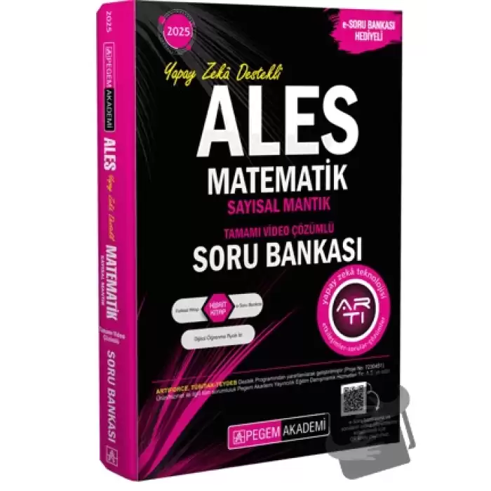 2025 ALES Matematik Sayısal Mantık Tamamı Video Çözümlü Soru Bankası