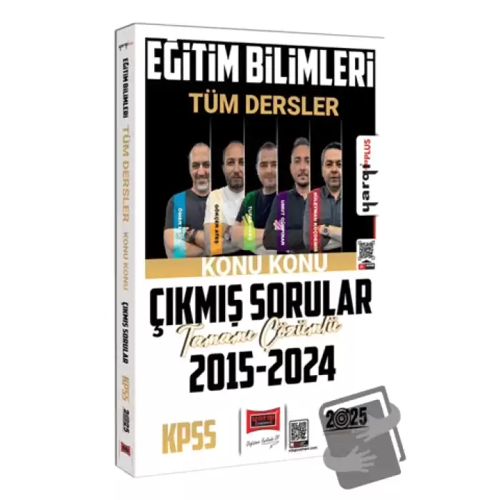 2025 KPSS Eğitim Bilimleri Tüm Dersler 2015-2024 Tamamı Çözümlü Konu Konu Çıkmış