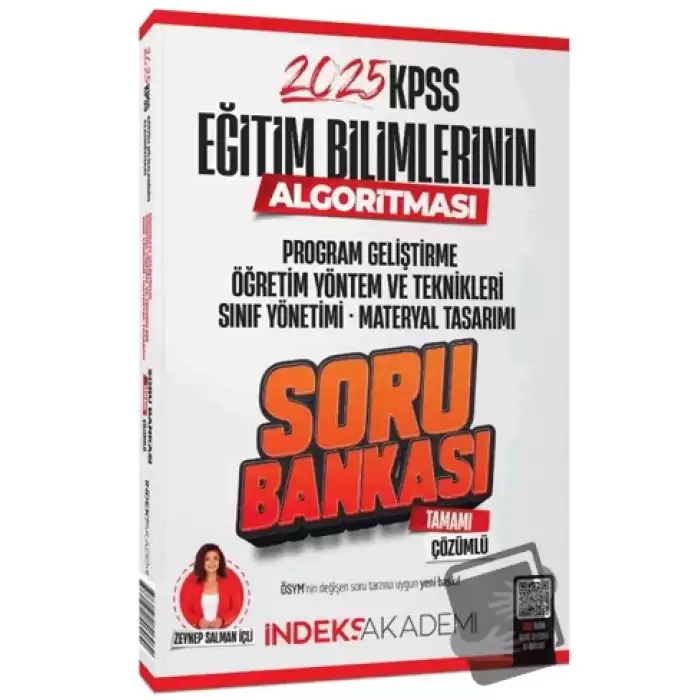 2025 KPSS Eğitim Bilimlerinin Algortiması Öğretim Yöntem Teknikleri, Program Geliştirme Soru Bankası Çözümlü