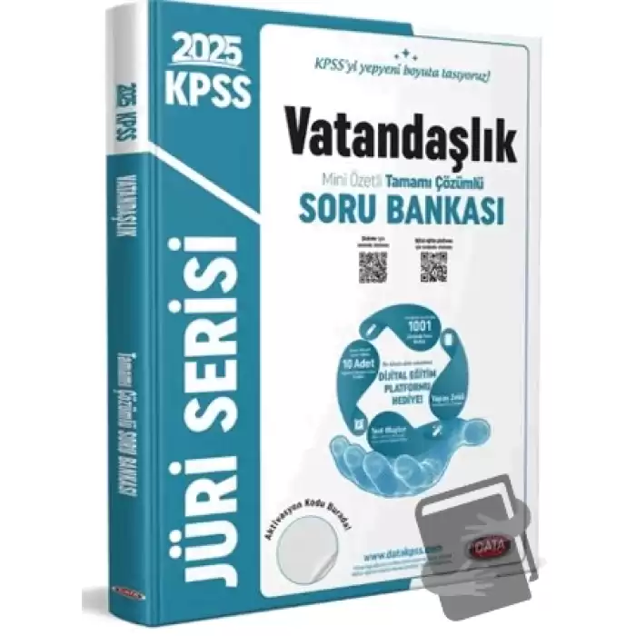 2025 KPSS Jüri Serisi Vatandaşlık Mini Özetli Tamamı Çözümlü Soru Bankası