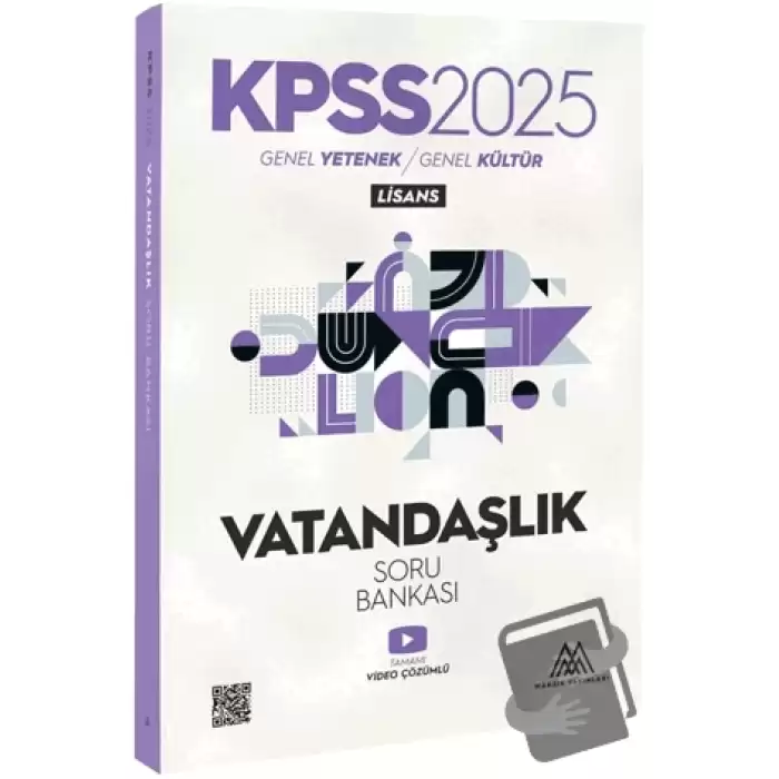 2025 KPSS Vatandaşlık Soru Bankası