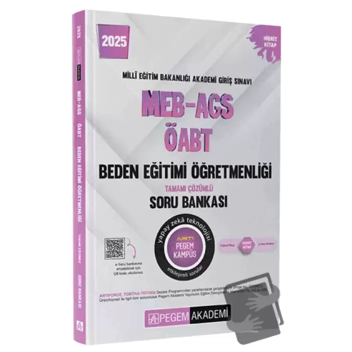 2025 MEB-AGS-ÖABT Beden Eğitimi Tamamı Çözümlü Soru Bankası