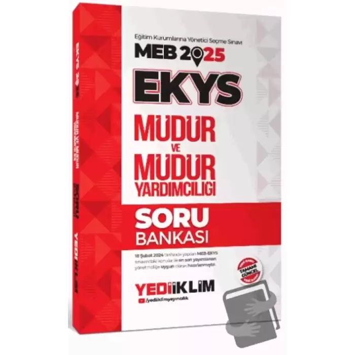 2025 MEB EKYS Müdür ve Müdür Yardımcılığı Soru Bankası