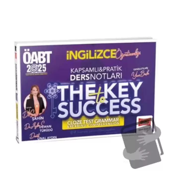 2025 ÖABT İngilizce Öğretmenliği Kapsamlı Pratik Ders Notları The Key Success Cloze Test Grammar & Reading Comprehension