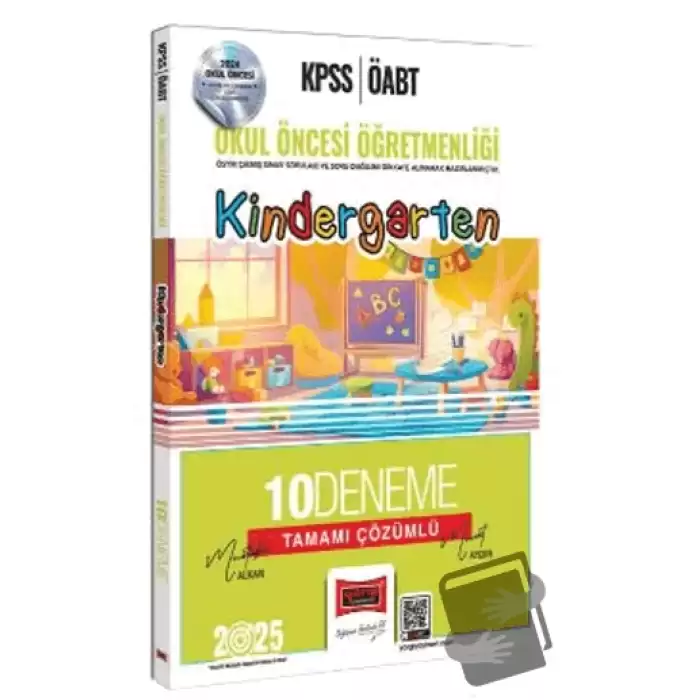 2025 ÖABT Okul Öncesi Öğretmenliği Tamamı Çözümlü Kindergarten 10 Deneme