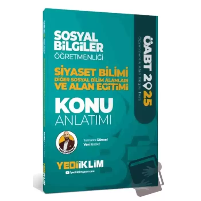 2025 ÖABT Sosyal Bilgiler Öğretmenliği Siyaset Bilimi Diğer Sosyal Bilim Alanları ve Alan Eğitimi Konu Anlatımı