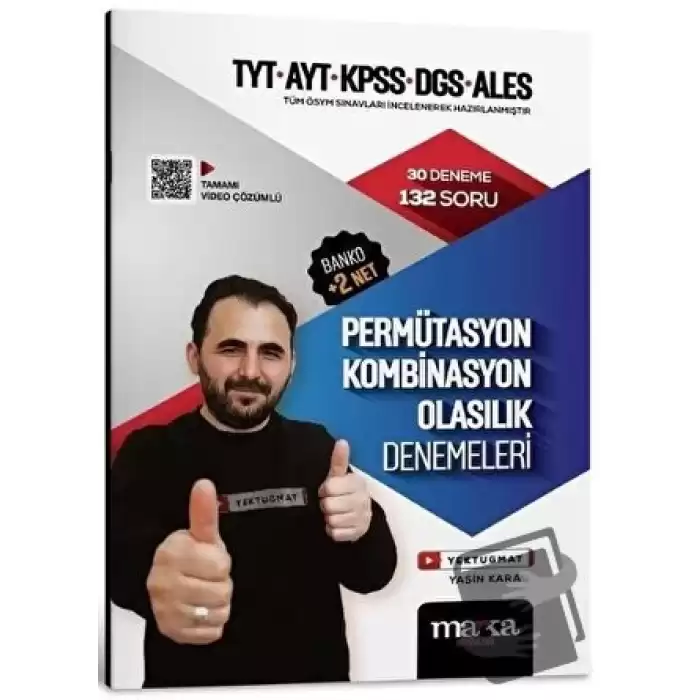 2025 TYT – AYT – KPSS – DGS – ALES Permütasyon Kombinasyon Olasılık Denemeleri