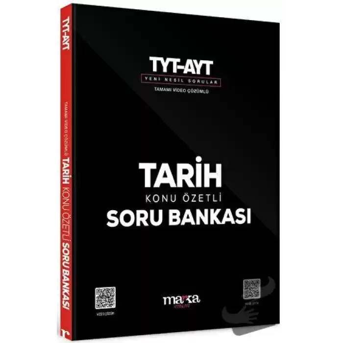 2025 TYT AYT Tarih Konu Özetli Yeni Nesil Soru Bankası Tamamı Video Çözümlü