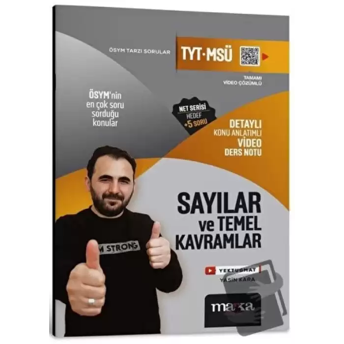 2025 TYT – MSÜ Sayılar ve Temel Kavramlar Detaylı Konu Anlatımlı Ders Notu